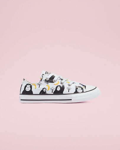 Converse Jungle Fun Chuck Taylor All Star Low Top White/Black/Yellow (671128C)