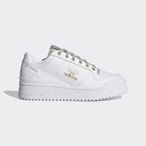 adidas Forum Bold Schuh Cloud White / Vivid Red / Matte Gold (GZ8607)