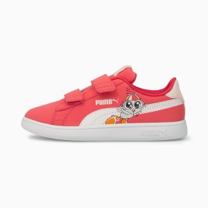 Puma Smash v2 Lil V Kinder Weiß (380904-03)