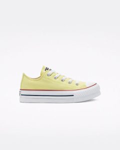 Converse Canvas Color EVA Platform Chuck Taylor All Star Low Top Yellow Yellow (670203C)