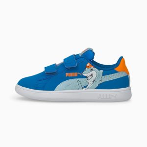 Puma Smash v2 Lil V Kinder Blau (380904-01)