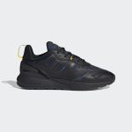 adidas Manchester United ZX 2K Boost 2.0 Schuh Core Black / Glow Blue / Yellow (GY3514)