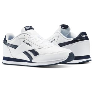 Reebok Royal Classic Jogger White / Collegiate Navy (AR2136)