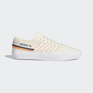 adidas Delpala Schuh Cream White / Crew Navy / Screaming Orange (FY7497)