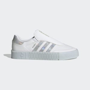 adidas SAMBAROSE Eazy Schuh Cloud White / Supplier Colour / Halo Blue (G55551)