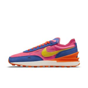 Nike Wmns Waffle One Racer Blue / Bright Citron – Hyper Pink (DC2533 400)