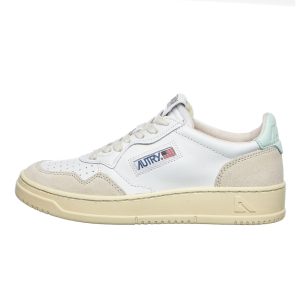 Autry Medalist Low White / Saltawater (AULWLS47)