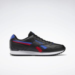 Reebok Royal Glide Ripple Clip Core Black / Bright Cobalt / Vector Red (H05885)