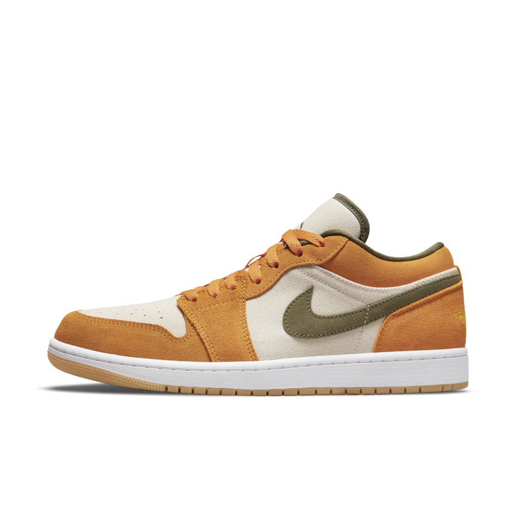 Air Jordan 1 Low Orange Olive Light Curry (DH6931-102)