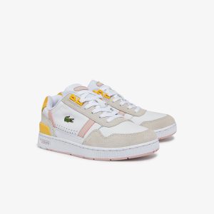 Lacoste Damen-Sneakers T-CLIP Weiss (43SFA0041-1Y9)