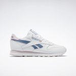 Reebok Wmns Classic Leather Footwear White / Frost Berry / Blue Slate (G55157)