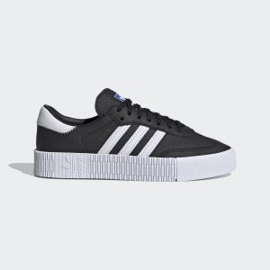 adidas SAMBAROSE Schuh Core Black / Cloud White / Blue Bird (FV0766)