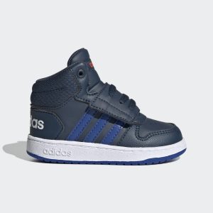 adidas Hoops 2.0 Mid Schuh Crew Navy / Royal Blue / Cloud White (FY9289)