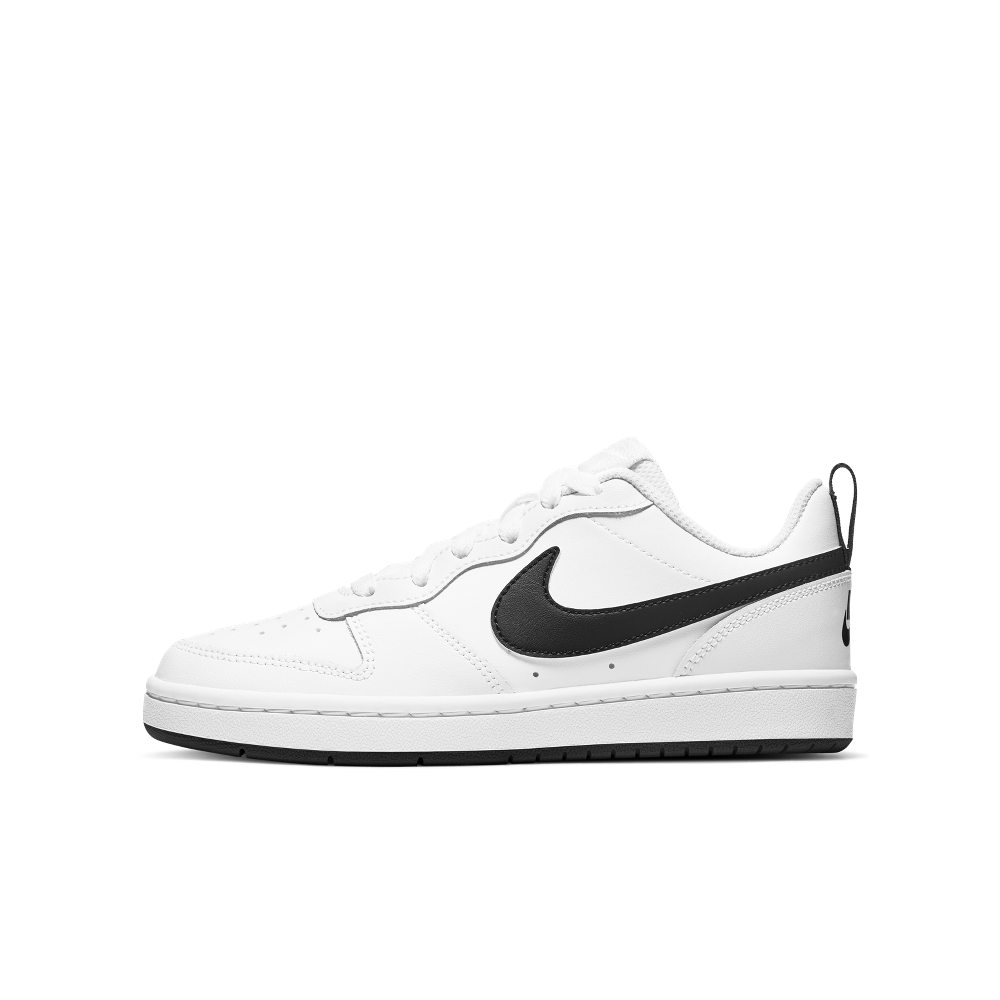 Court Borough Low 2 White Black (GS)