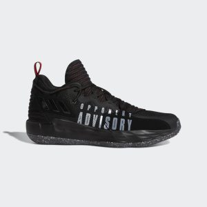 adidas Dame 7 EXTPLY: Opponent Advisory Basketballschuh Core Black / Cloud White / Vivid Red (FY9939)