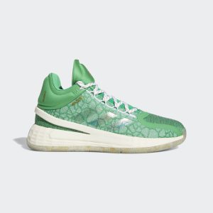 adidas D Rose 11 Basketballschuh Green / White / Cream White (FZ0849)