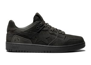 A Bathing Ape Bape SK8 Sta Triple Black
