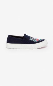 Kenzo Black Tiger K-Skate Slip-On Sneakers (F962SN200F70)