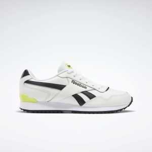 Reebok Royal Glide Ripple Clip Pure Grey 1 / Core Black / Acid Yellow (GX0531)