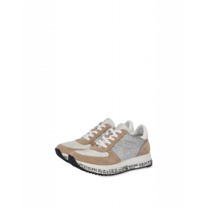 Moschino Sneakers Mit Pailletten Aus Spaltleder (POLJA15394G1EIV190A)