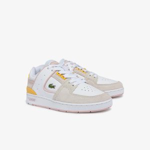 Lacoste Damen-Sneakers COURT CAGE Weiss (43SFA0048-V05)