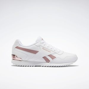 Reebok Royal Glide Ripple Clip White / Blush Metal / White (G58094)