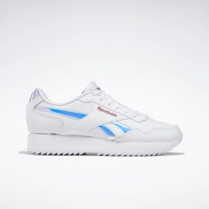 Reebok Royal Glide Ripple Double Cloud White / Punch Berry / Cloud White (H03329)