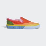 adidas Nizza Slip-On Pride Schuh Semi Solar Red / Yellow / Hazy Orange (GW2421)