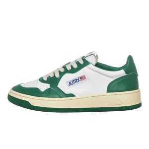 Autry  Medalist Low White / Green (AULWWB03)