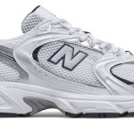 New Balance Silver and White 530 Sneakers (MR530SG)