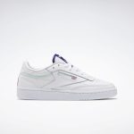 Reebok Wmns Club C 85  Footwear White / Dark Orchid / Aqua Dust (FX3031)