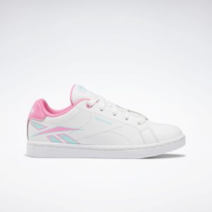 Reebok RBK ROYAL COMPLETE CLN 2.0 White / Electro Pink / Digital Glow (FY5114)