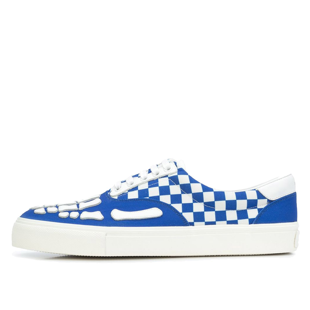Amiri  Checkered Skel-Toe Sneaker Blue White (F0F22144CLBWH)