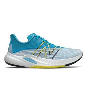 New Balance  Damen FuelCell Rebel v2 – Weiß/Blau, Weiß/Blau (WFCXLG2)