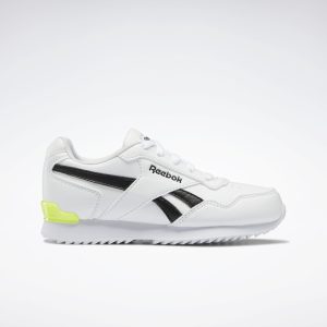 Reebok Royal Glide Ripple Clip White / Black / Yellow Flare (FZ1247)