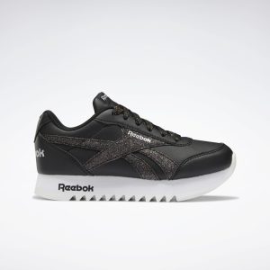 Reebok Royal Classic Jogger 2 Platformschoenen Black / White / Silver Metallic (FY4675)