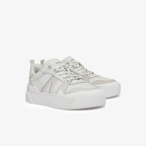 Lacoste Damen-Sneakers L002 Weiss (43CFA0030-21G)