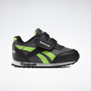 Reebok Royal Classic Jogger 2.0 Black / Cold Grey 6 / Solar Green (FW8937)