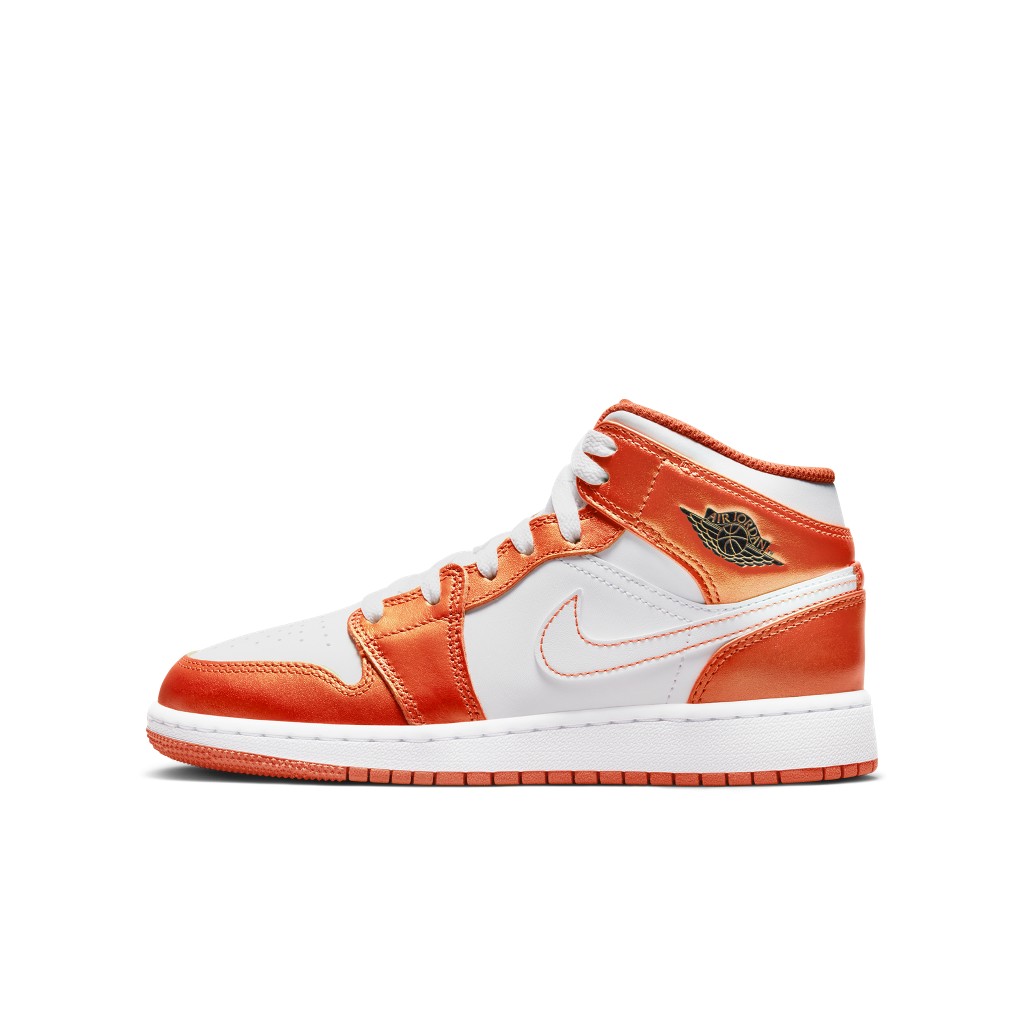 Air Jordan  1 Mid Metallic Orange (GS) (DM4228-800)