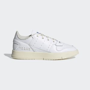 adidas Supercourt 2.0 Schuh Cloud White / Cream White / Blue Bird (GV7603)