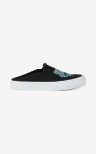 Kenzo Black Tiger K-Skate Mule Slip-On Sneakers (FA65SN202F70)