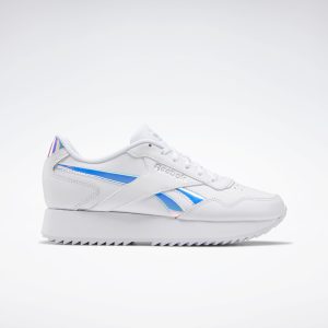 Reebok Royal Glide Ripple Double White / Silver Metallic / White (G58091)