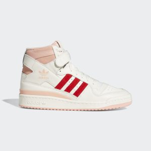adidas Forum 84 Hi Off White Pink Red