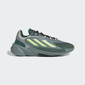 adidas Ozelia Schuh Dark Green / Hi-Res Yellow / Silver Metallic (GX3631)