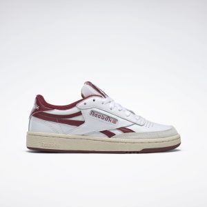 Reebok Club C Revenge White / Collegiate Burgundy / Excellent Red (FW7804)