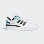 adidas Forum Exhibit Low Schuh Cloud White / Core Black / Pulse Aqua (GZ5390)