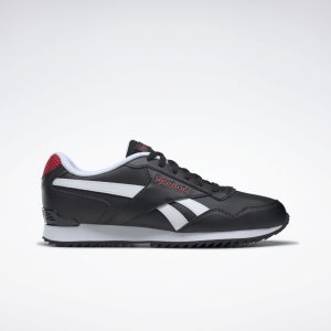 Reebok Royal Glide Ripple Clip Black / White / Vector Red (FZ0796)