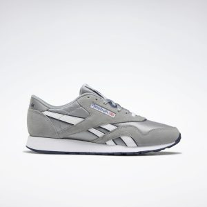 Reebok Classic Nylon Platinum / Platinum / Jet Blue-R (FV1594)