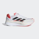 adidas Adizero Boston 10 Laufschuh Cloud White / Core Black / Solar Red (FY4079)