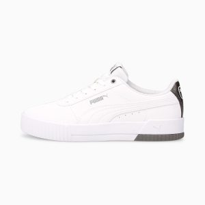 Puma Carina Raw Metallics Damen Weiß (383905-01)